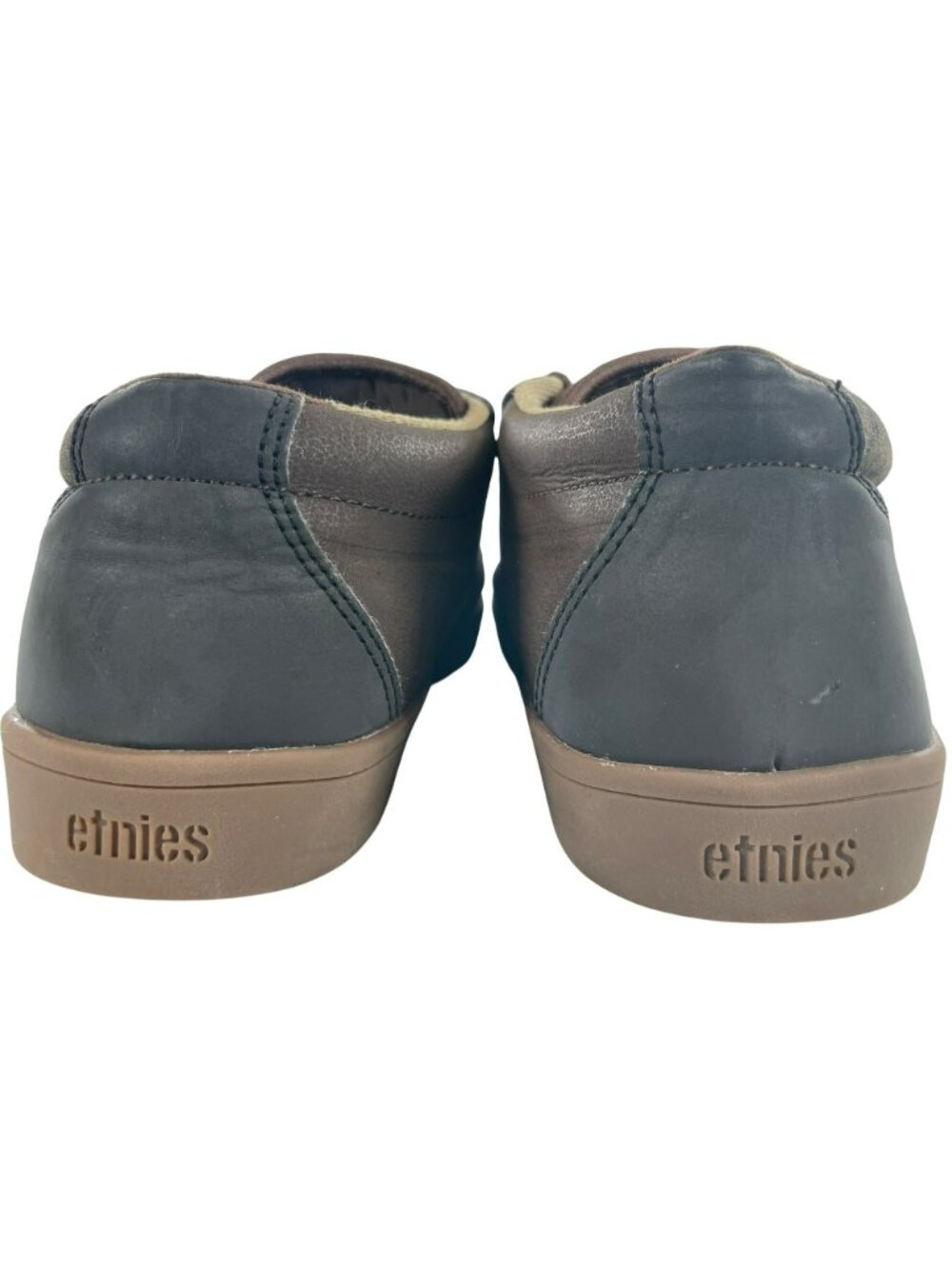 Etnies Jameson Mid Crank Brown Skate Bike Shoes Sneakers Leather Men's Sz 10.5 - Picture 6 of 10